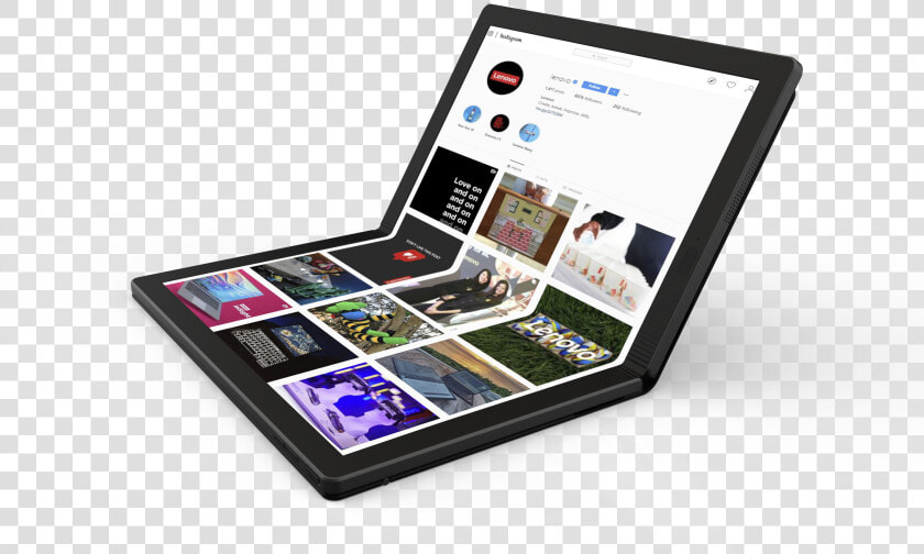 Lenovo Foldable Laptop Prototype Due In   Lenovo Thinkpad X1 2020  HD Png DownloadTransparent PNG