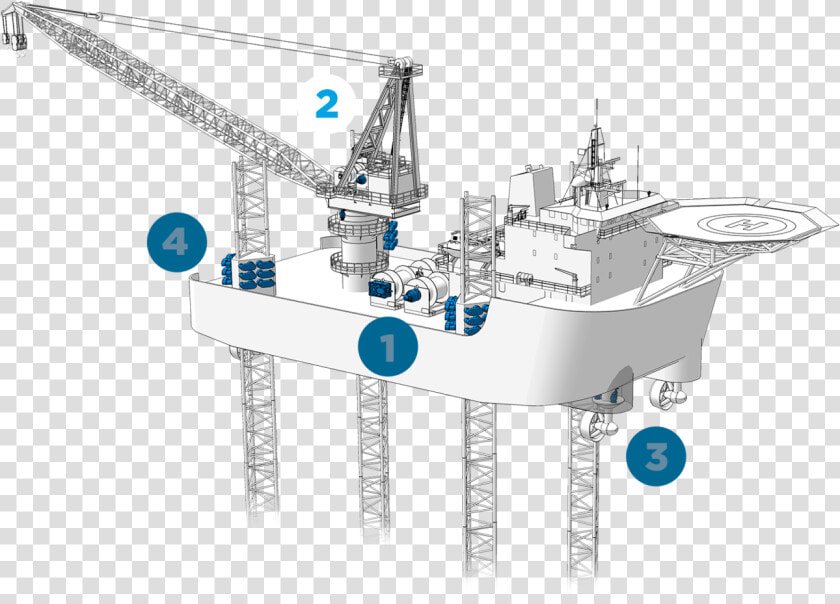 Step   Crane Deck Offshore Platform  HD Png DownloadTransparent PNG