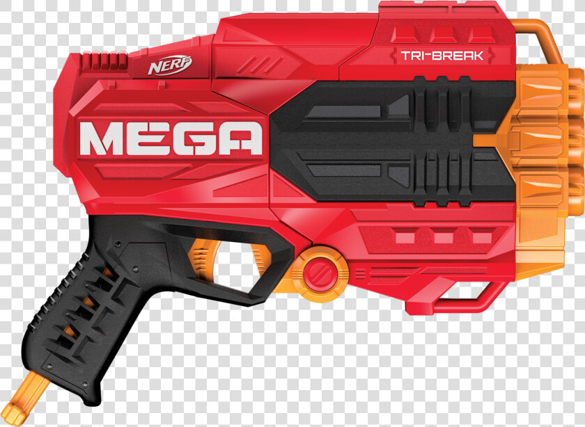 Nerf N strike Elite Nerf Blaster Toy   Nerf N Strike Mega Tri Break  HD Png DownloadTransparent PNG