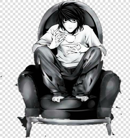  anime  l  deathnote  death Note   Anime Death Note Sticker  HD Png DownloadTransparent PNG