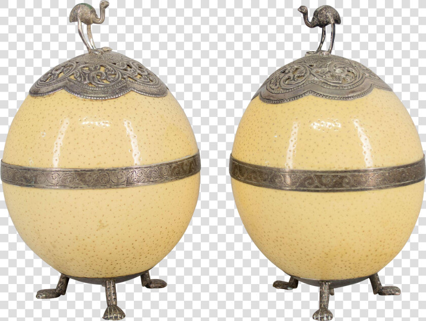 1798 X 1798   Decorated Ostrich Eggs With Silver  HD Png DownloadTransparent PNG