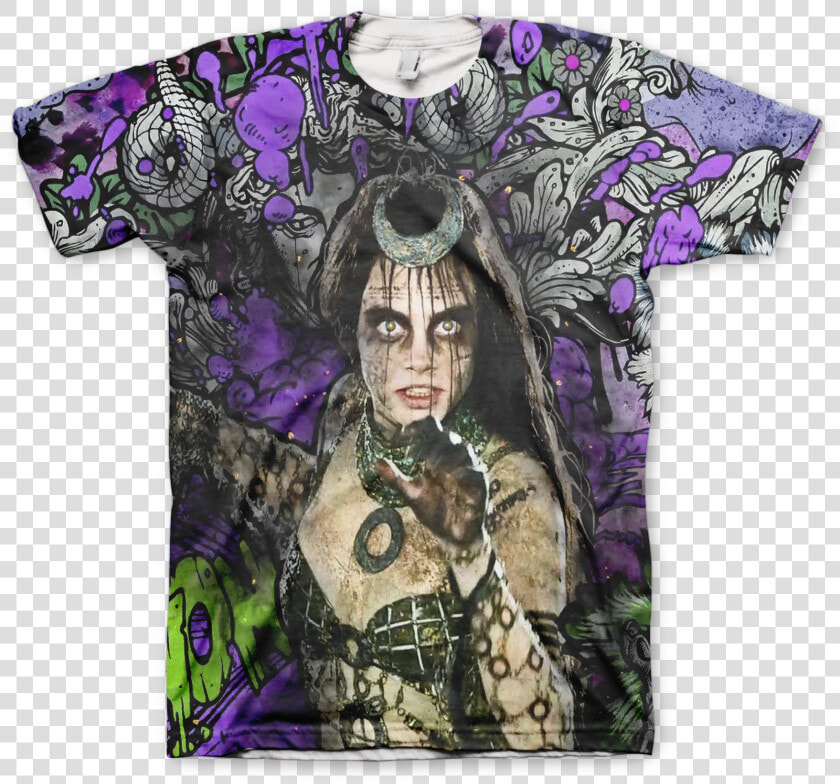 Enchantress Explosion Suicid Squade Tee Shirt   Justice League Dark Enchantress  HD Png DownloadTransparent PNG