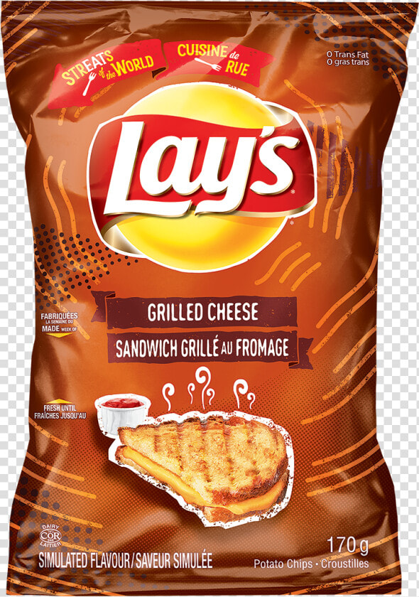 Lay S® Grilled Cheese Flavour Potato Chips   Lay  39 s Sour Cream And Onion Chips  HD Png DownloadTransparent PNG