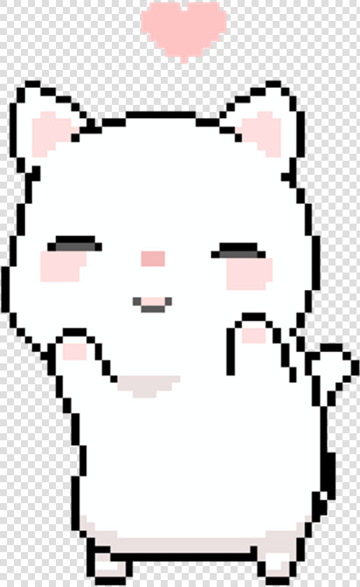 Dancing Anime Cat Gif   Png Download   Pixel Cat Gif Transparent  Png DownloadTransparent PNG