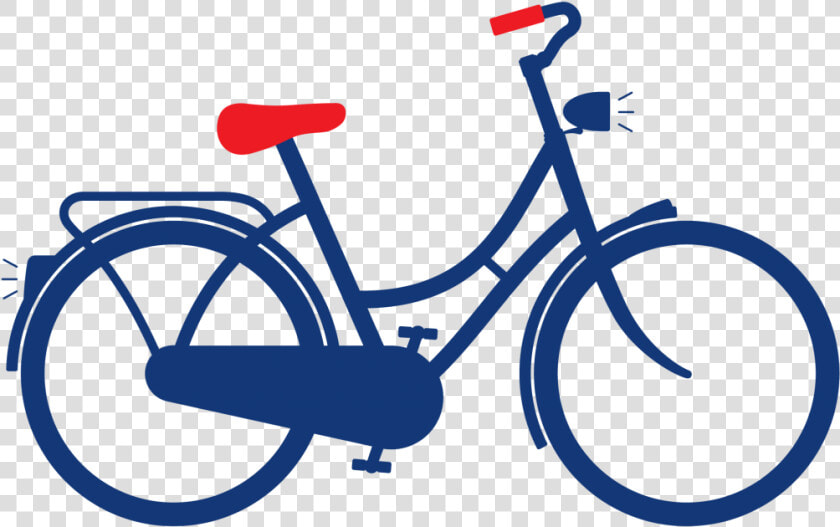 Bike Clipart Bike Dutch   Red City Bike  HD Png DownloadTransparent PNG