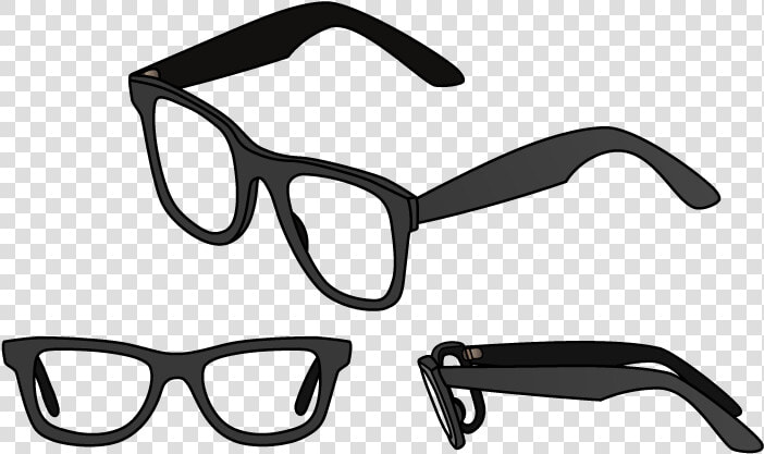 Three Views Of Wayfarer Frames   Wayfarer Frames For Oval Face  HD Png DownloadTransparent PNG