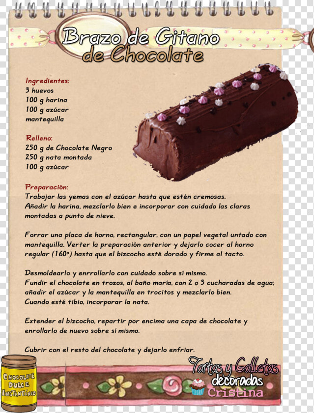 Escrita Recetas De Pastel De Chocolate  HD Png DownloadTransparent PNG