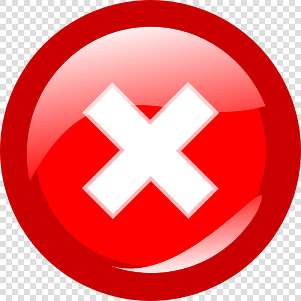 Transparent Red Circle Slash Png   Red Close Icon Png  Png DownloadTransparent PNG