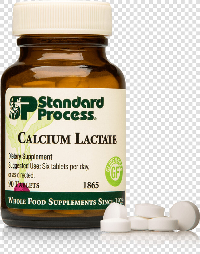 1865 Calcium Lactate Bottle Tablet   Pill  HD Png DownloadTransparent PNG