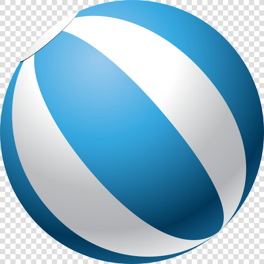 Blue Beach Ball Transparent Clip Art Image Blue Beach   HD Png DownloadTransparent PNG