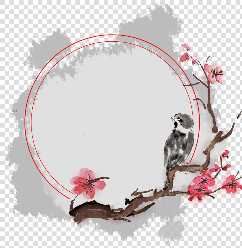 Transparent Vintage Flower Border Clipart   Cherry Blossom Border Free  HD Png DownloadTransparent PNG