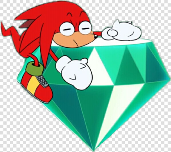  knuckles  knucklestheechidna  knuckles The Echidna   Knuckles Master Emerald Sonic Mania Adventures Png  Transparent PngTransparent PNG