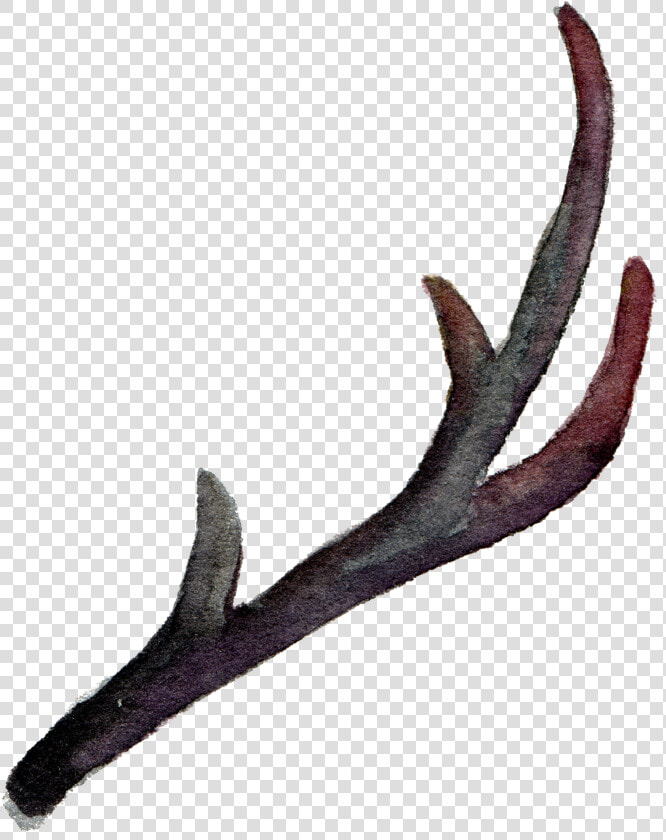 Clip Download Antler Horn Painting Leaves Falling Element  HD Png DownloadTransparent PNG