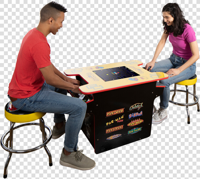 Pac Man™ Head To Head Arcade Table Class Lazyload   Coffee Table  HD Png DownloadTransparent PNG