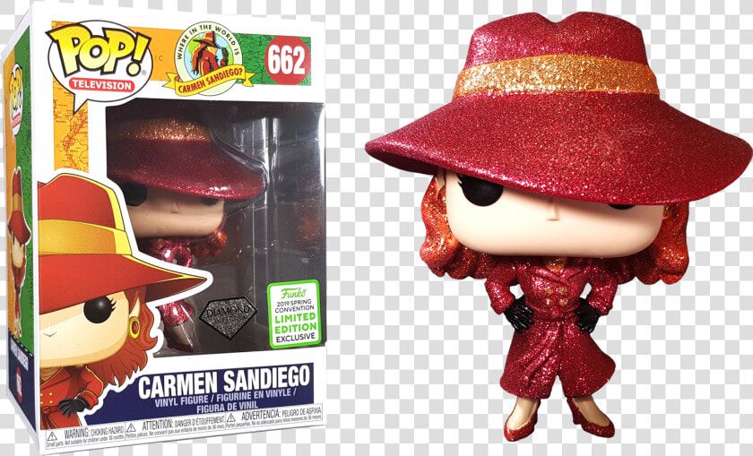 Where In The World Is Carmen Sandiego   Pop Vinyl Carmen Sandiego  HD Png DownloadTransparent PNG