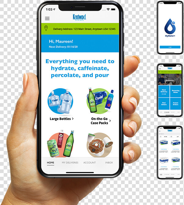 Try Our New App Mywater   Iphone  HD Png DownloadTransparent PNG