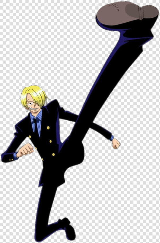 One Piece Sanji Kicking  HD Png DownloadTransparent PNG