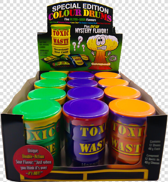 Toxic Waste Special Edition Color Drums 48g Box Of   Play doh  HD Png DownloadTransparent PNG