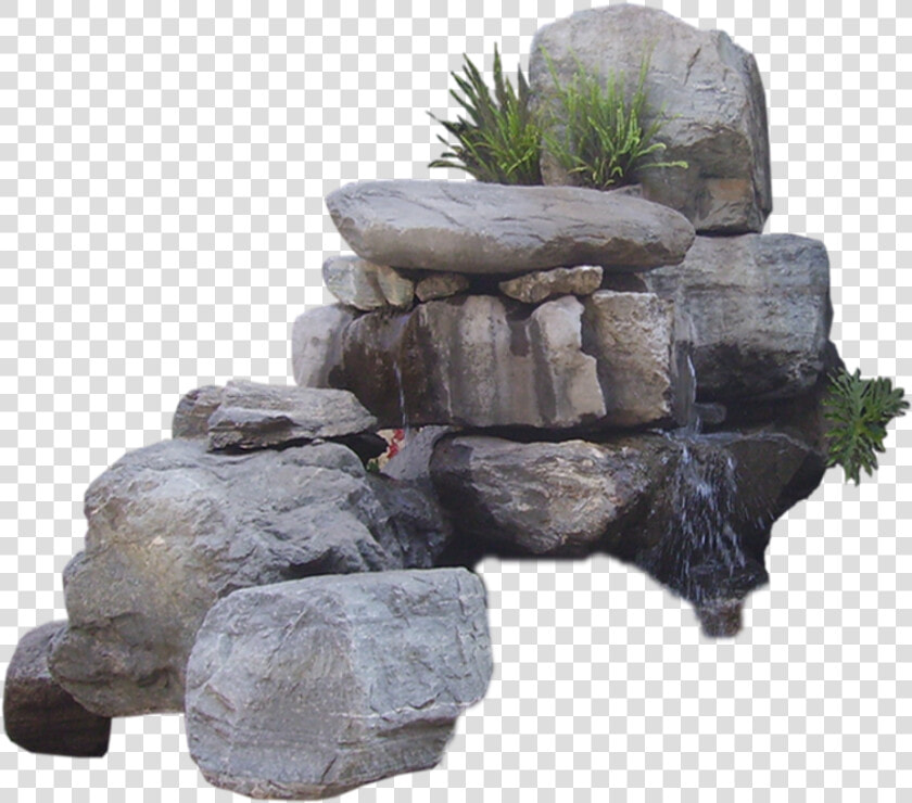 Rock Rocks Water Waterfall Nature Landescape   Stone Background For Editing  HD Png DownloadTransparent PNG