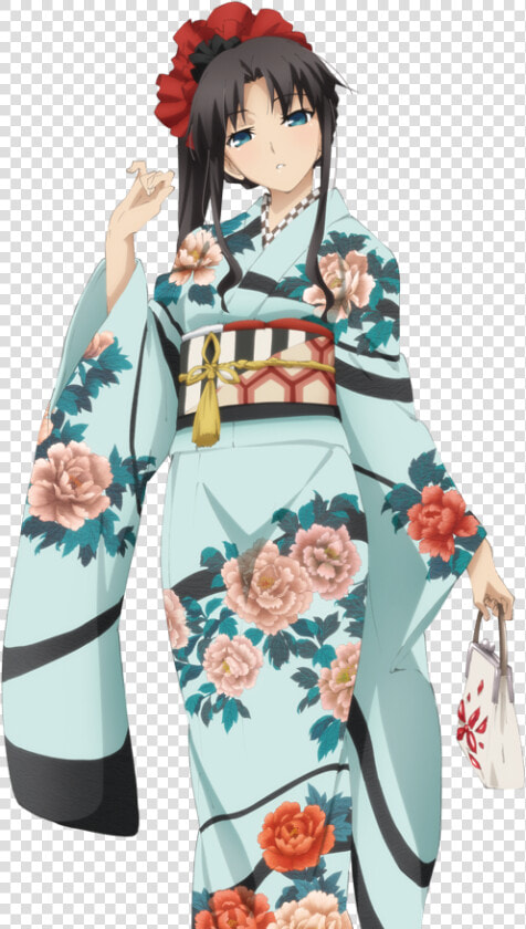 Aniplex Kimono Figures   Fate Stay Night Art Book  HD Png DownloadTransparent PNG