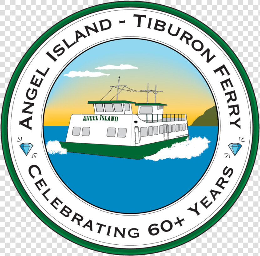 Tiburon Ferry S 60th Anniversary Logo   Cruiseferry  HD Png DownloadTransparent PNG