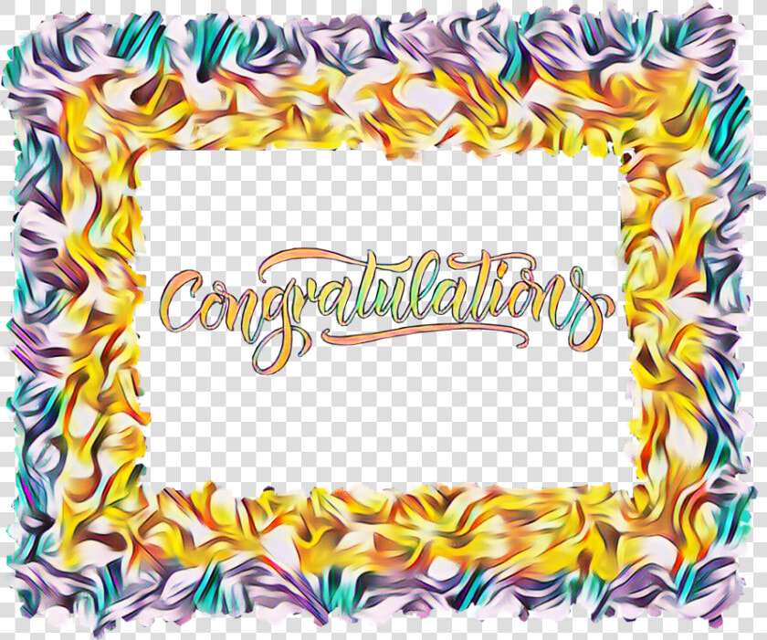  congratulations  selfdesigned  frame By  sadna2018  HD Png DownloadTransparent PNG