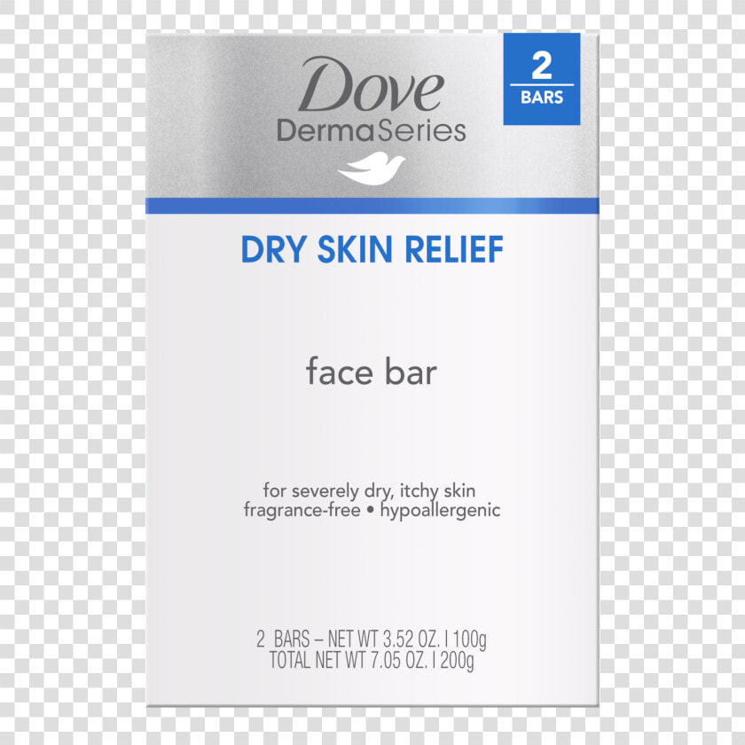 Dove Dermaseries Dry Skin Relief Face Bar  HD Png DownloadTransparent PNG