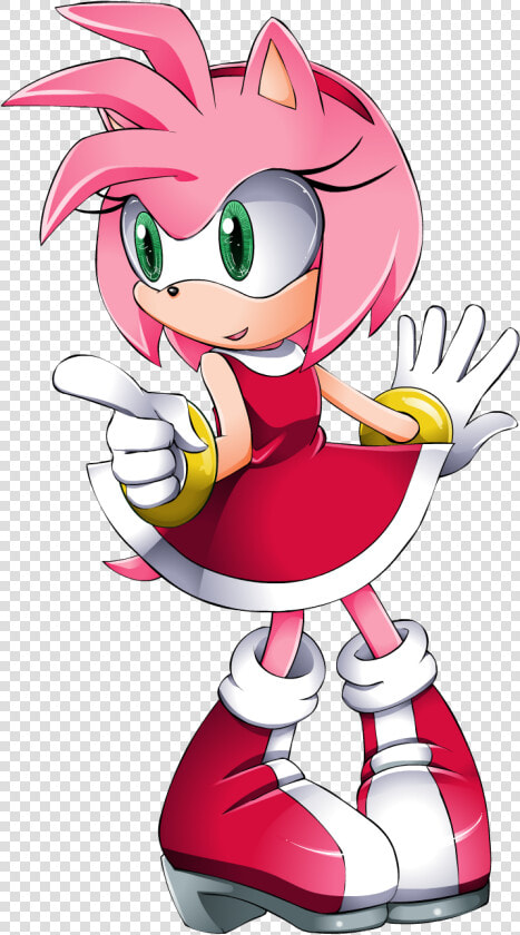 Amy Rose Transparent   Amy Rose Fan Art Png  Png DownloadTransparent PNG