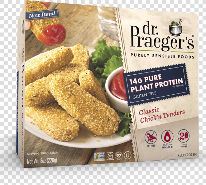 Praeger S Pure Plant Protein Classic Chick N Tenders   Dr Praeger  39 s Classic Chick N Tenders  HD Png DownloadTransparent PNG