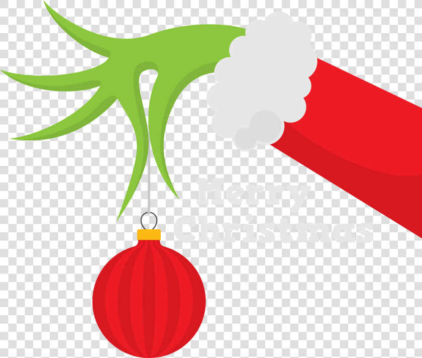 Silhouette Grinch Claus How Vector Santa Christmas   Grinch Hand Svg Free  HD Png DownloadTransparent PNG