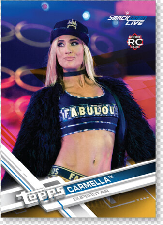 Carmella 2017 Topps Wwe Base Cards Poster Gold Ed   Wwe Backlash 2017 Carmella  HD Png DownloadTransparent PNG