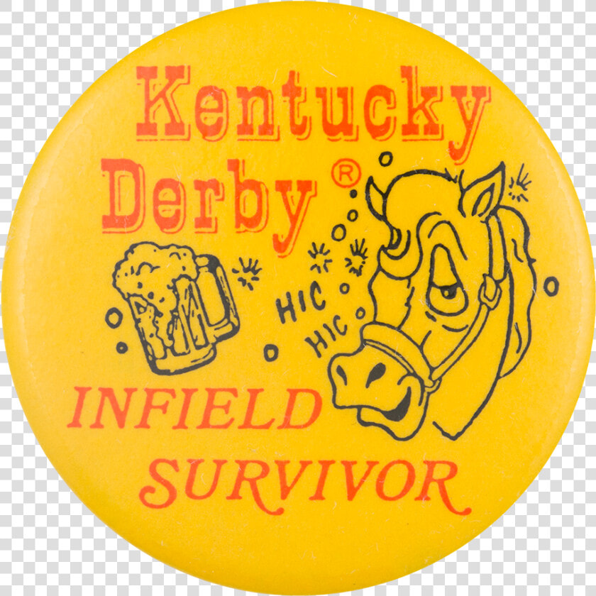 Kentucky Derby Infield Survivor Event Button Museum   Circle  HD Png DownloadTransparent PNG