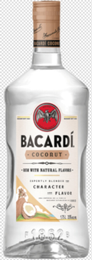 Bacardi Coconut Rum 1 75  HD Png DownloadTransparent PNG