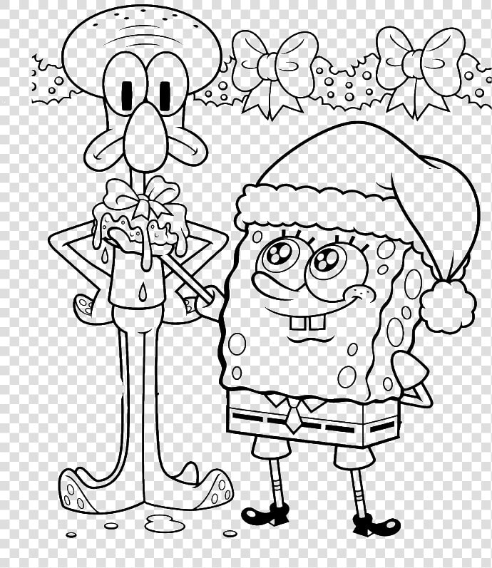 Transparent Squidward Png   Spongebob And Squidward Drawing  Png DownloadTransparent PNG