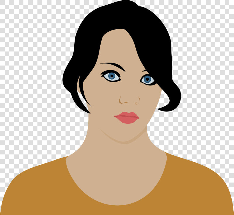 Woman  Girl  Female  Beauty  Face  Head  Serious   Woman Face Png Vector  Transparent PngTransparent PNG