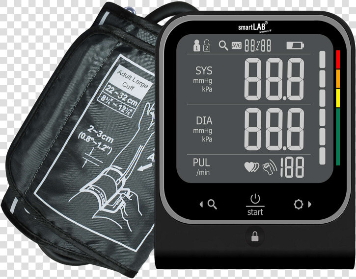 Smartlab Pressue W 2 4web   Sphygmomanometer  HD Png DownloadTransparent PNG