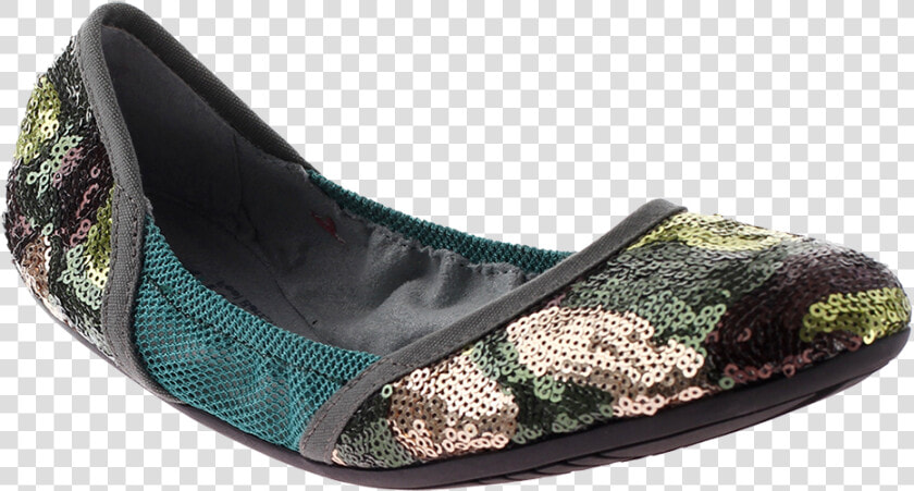 Hari Om In Camo Sequin Women S Ballet Flat   Ballet Flat  HD Png DownloadTransparent PNG