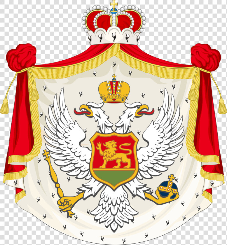 Montenegro Eagle   Kingdom Of Montenegro Coat Of Arms  HD Png DownloadTransparent PNG