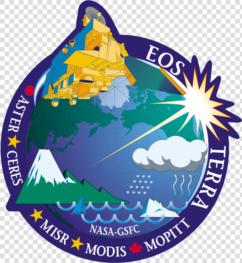 Terra Logo   Nasa Aqua Satellite Patch  HD Png DownloadTransparent PNG