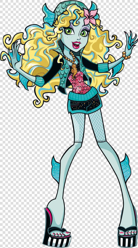 Lagoona Blue Is The Daughter Of A Sea Creature   Lagoona Blue Monster High Characters  HD Png DownloadTransparent PNG