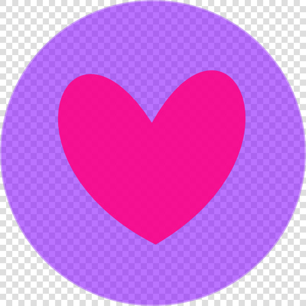 Heart In Circle Purple Svg Clip Arts   Purple Apple Clipart  HD Png DownloadTransparent PNG