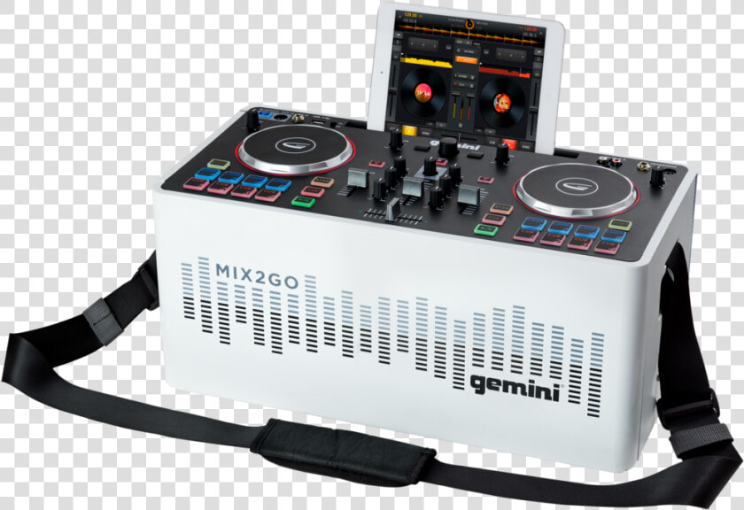 Portable Dj Mixer With Bluetooth Speaker   Gemini Mix To Go  HD Png DownloadTransparent PNG