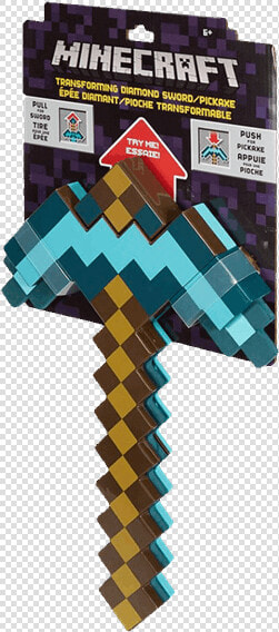 Minecraft Transforming Pickaxe  HD Png DownloadTransparent PNG