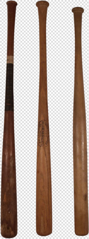 Three Vintage Early 1900 S Wooden Baseball Bats Clipart   Cue Stick  HD Png DownloadTransparent PNG