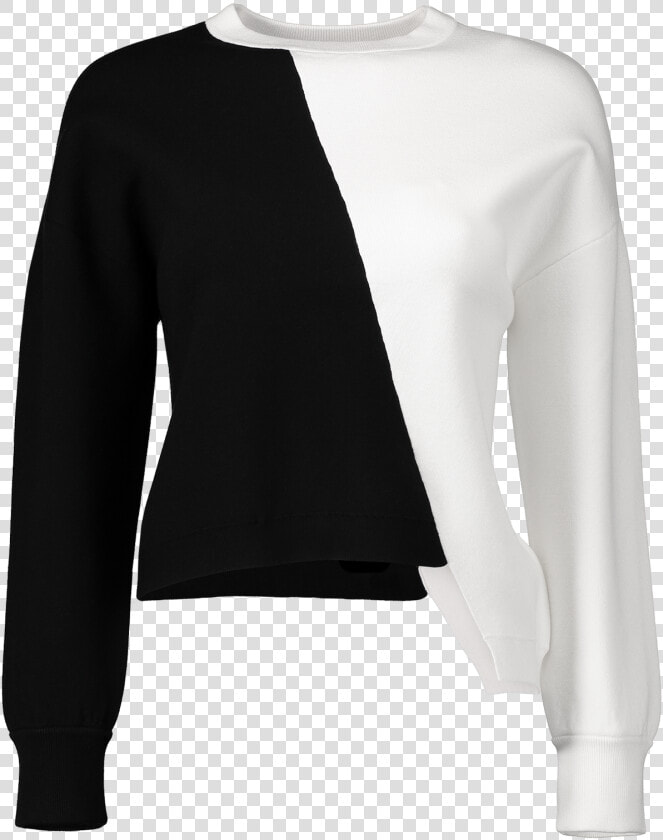 Elyse Cropped Asymmetrical Pullover   Sweater  HD Png DownloadTransparent PNG