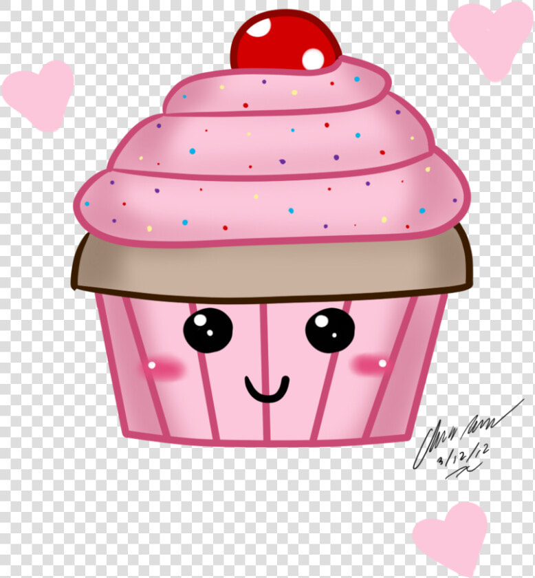 Cute Cupcake Drawing At   Cupcake Clipart Kawaii  HD Png DownloadTransparent PNG