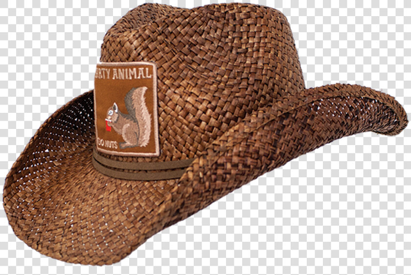 Nuts Squirrel Party Animal Straw Cowboy Hat By Peter   Cowboy Hat  HD Png DownloadTransparent PNG