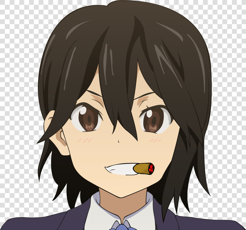 Kokoro Connect Inaba Smile  HD Png DownloadTransparent PNG