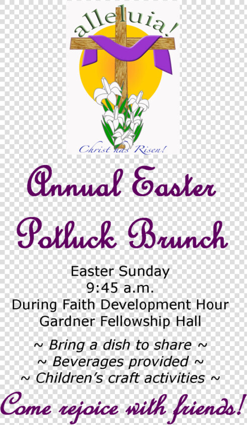 Transparent Christmas Potluck Clipart   Easter Clip Art  HD Png DownloadTransparent PNG