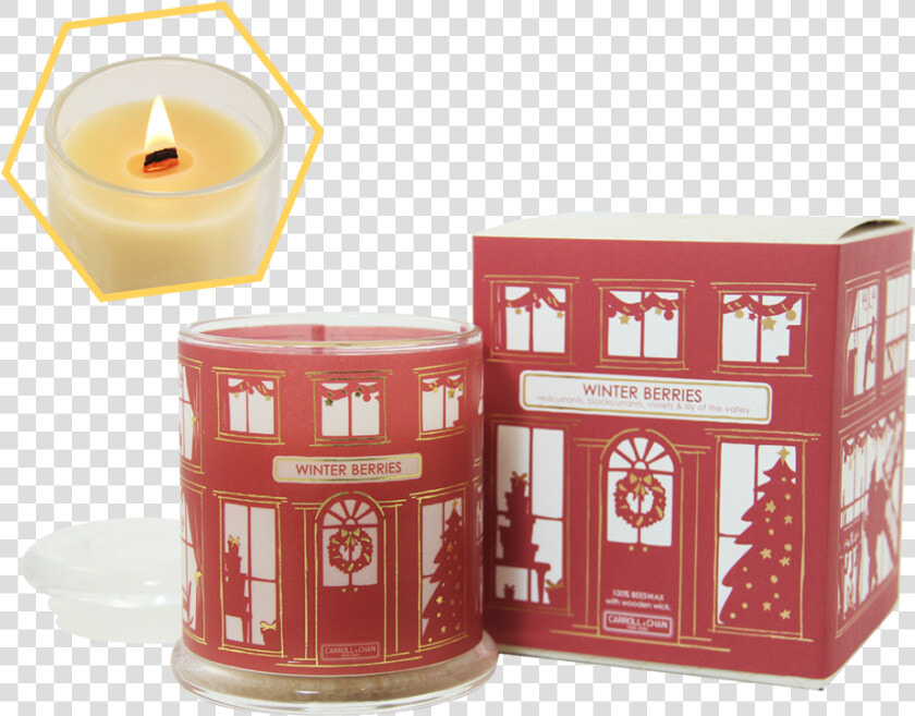 Winter Berries Christmas Candle   Candle  HD Png DownloadTransparent PNG